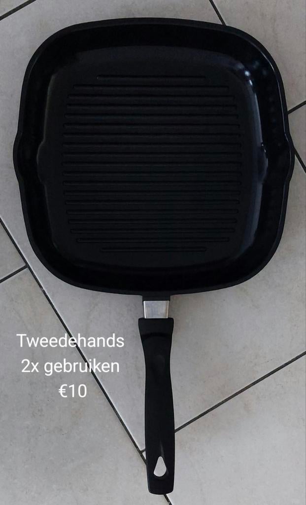 Koekenpan & Tefal grillpan 2 voor €20, Ophalen of Verzenden, Zo goed als nieuw, Overige materialen, Overige typen