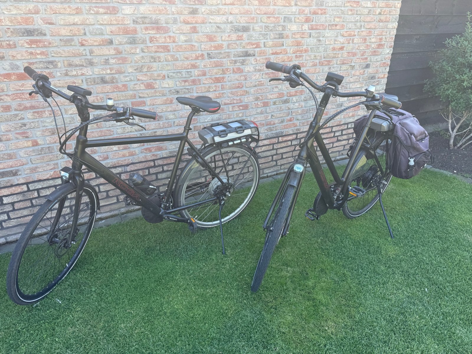 Electrice Koga Dames en Heren fiets set maat 60 en 56, Gebruikt, Versnellingen, 57 tot 61 cm, Schijfrem