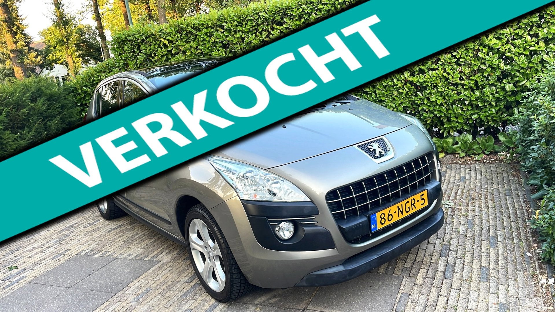 Peugeot 3008 1.6 VTi ST 2010-Panorama-Navi-Clima-Cruise-APK, Auto's, Voorwielaandrijving, Stof, Gebruikt, Zwart