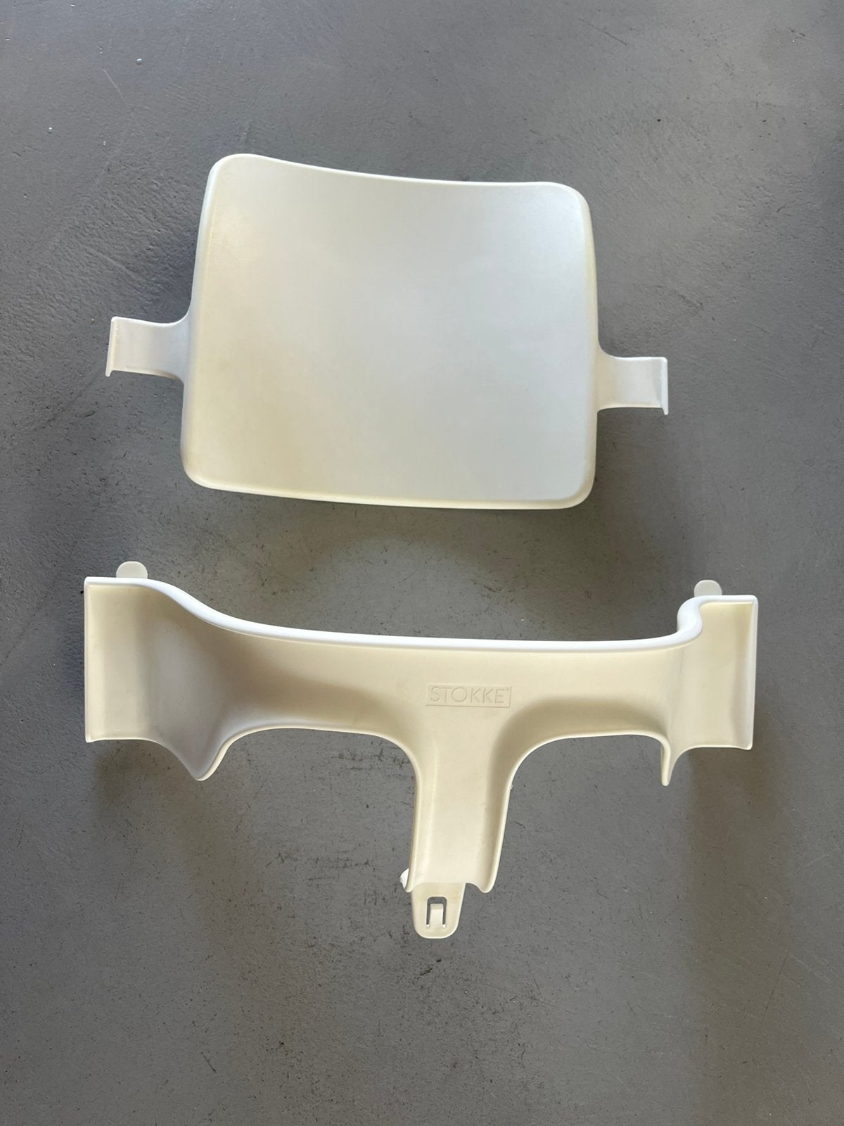 Stokke tripp trapp babyset wit, Ophalen, Gebruikt, Meegroeistoel