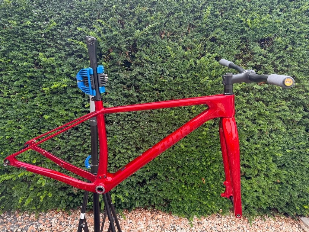 THOR MTB/GRAVEL/ALLROAD/BEACH Carbon frame, Super light, Hardtail, Heren, Zo goed als nieuw, Schijfrem