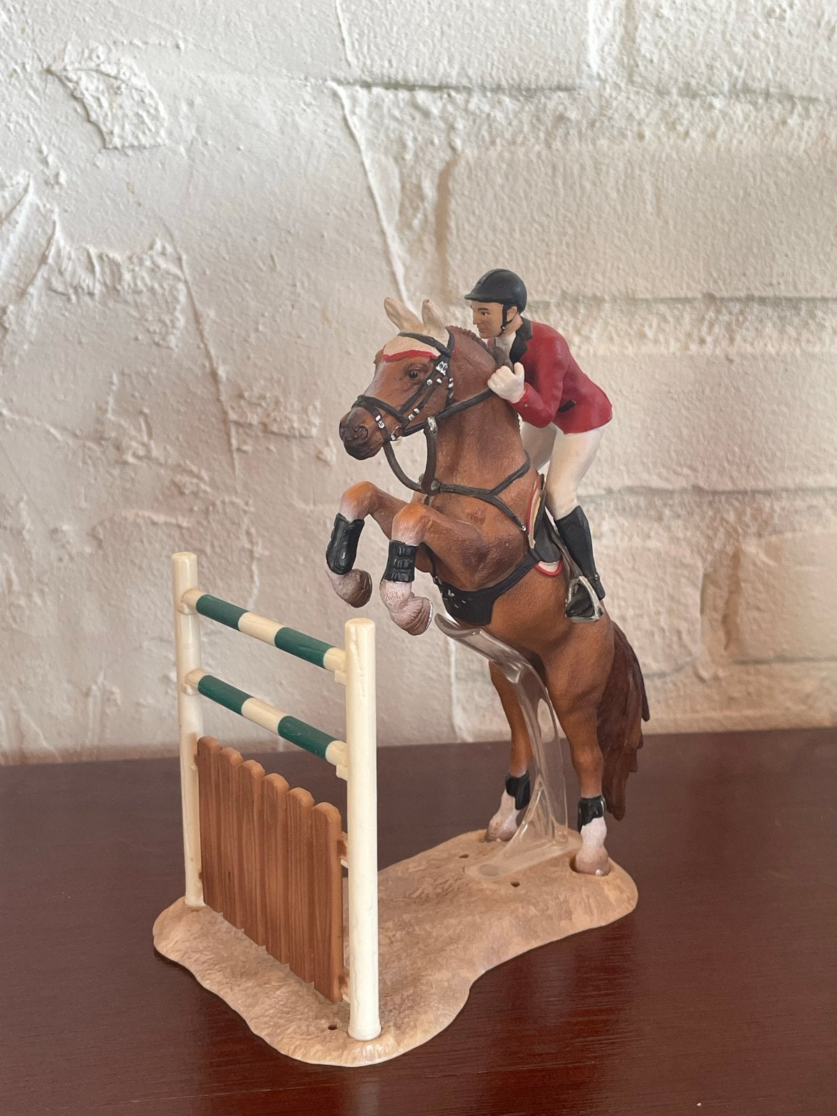 Schleich Springpaard met Ruiter - 42026, Ophalen of Verzenden, Zo goed als nieuw
