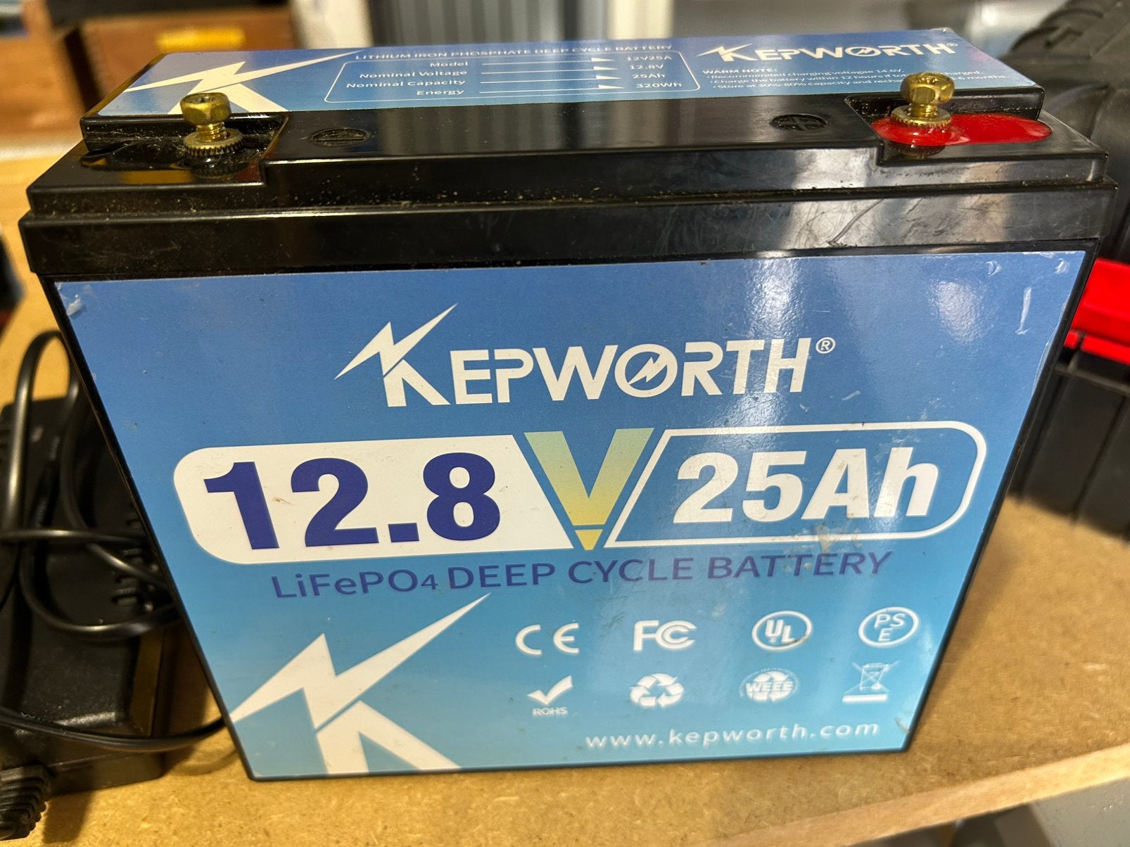 Kepworth lithium accu 12.8v 25ah, Ophalen of Verzenden, Overige typen