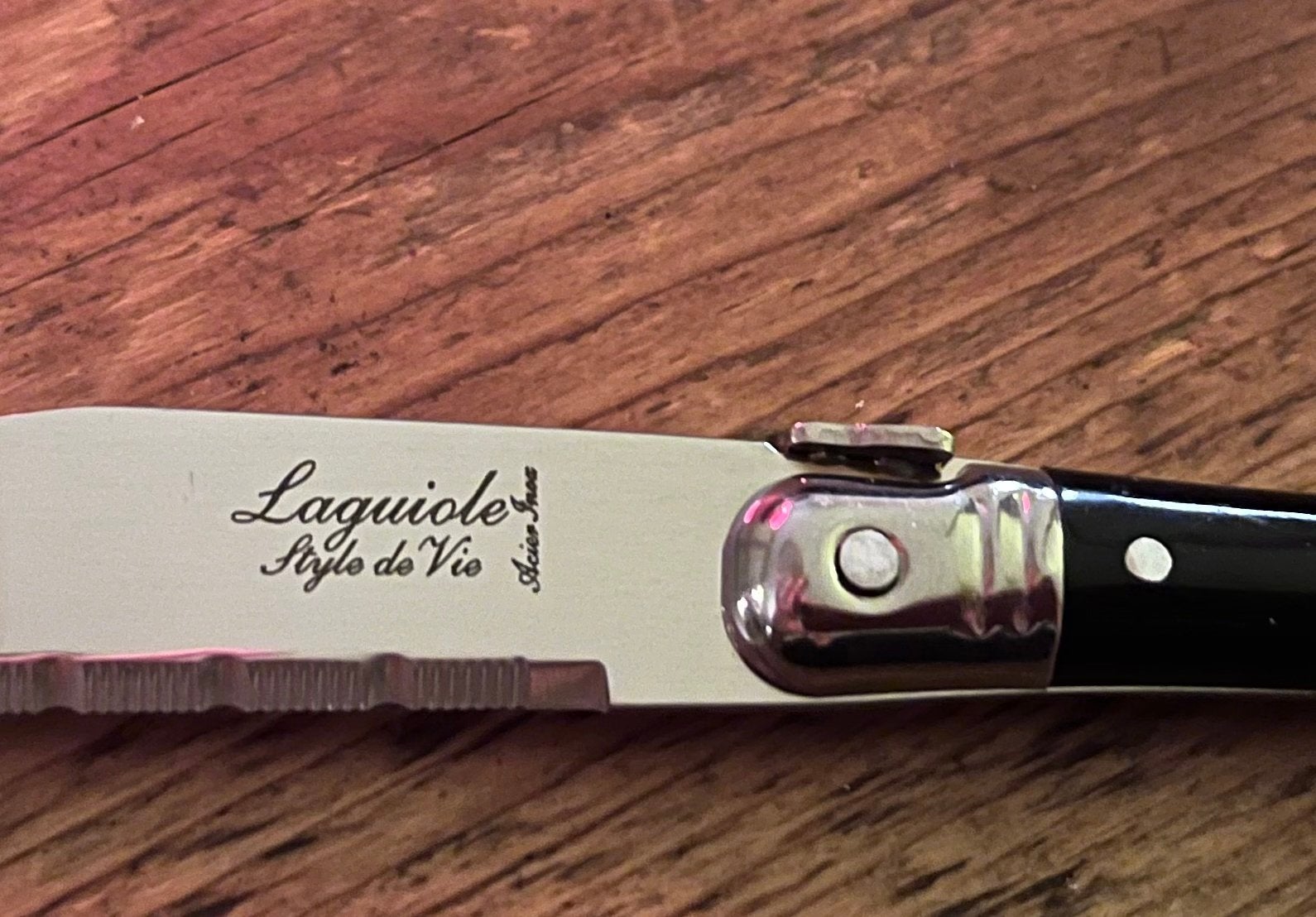 Laguiole Style de Vie bestek dessertlepels, Ophalen of Verzenden, Nieuw, Rvs of Chroom