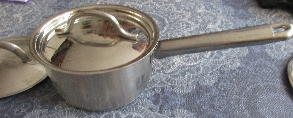 mooie rvs steelpan met deksel van Ikea 365 + / los deksel, Huis en Inrichting, Keuken | Potten en Pannen, Overige typen, Ophalen of Verzenden
