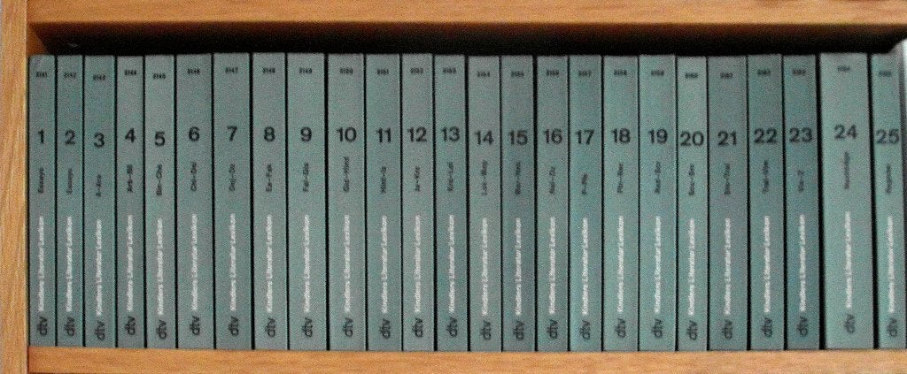 Kindlers Literatur Lexikon im dtv in 25 Bänden(vollständig)., Ophalen of Verzenden, Zo goed als nieuw