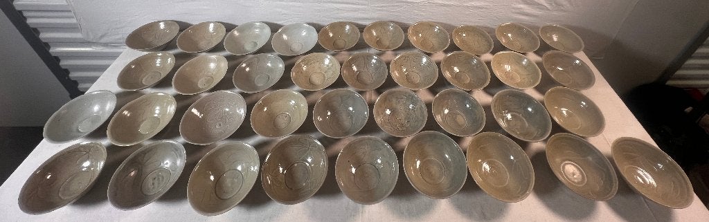 Chinees Song Celadon kommen (37 stuks), Antiek en Kunst, Antiek | Porselein, Ophalen