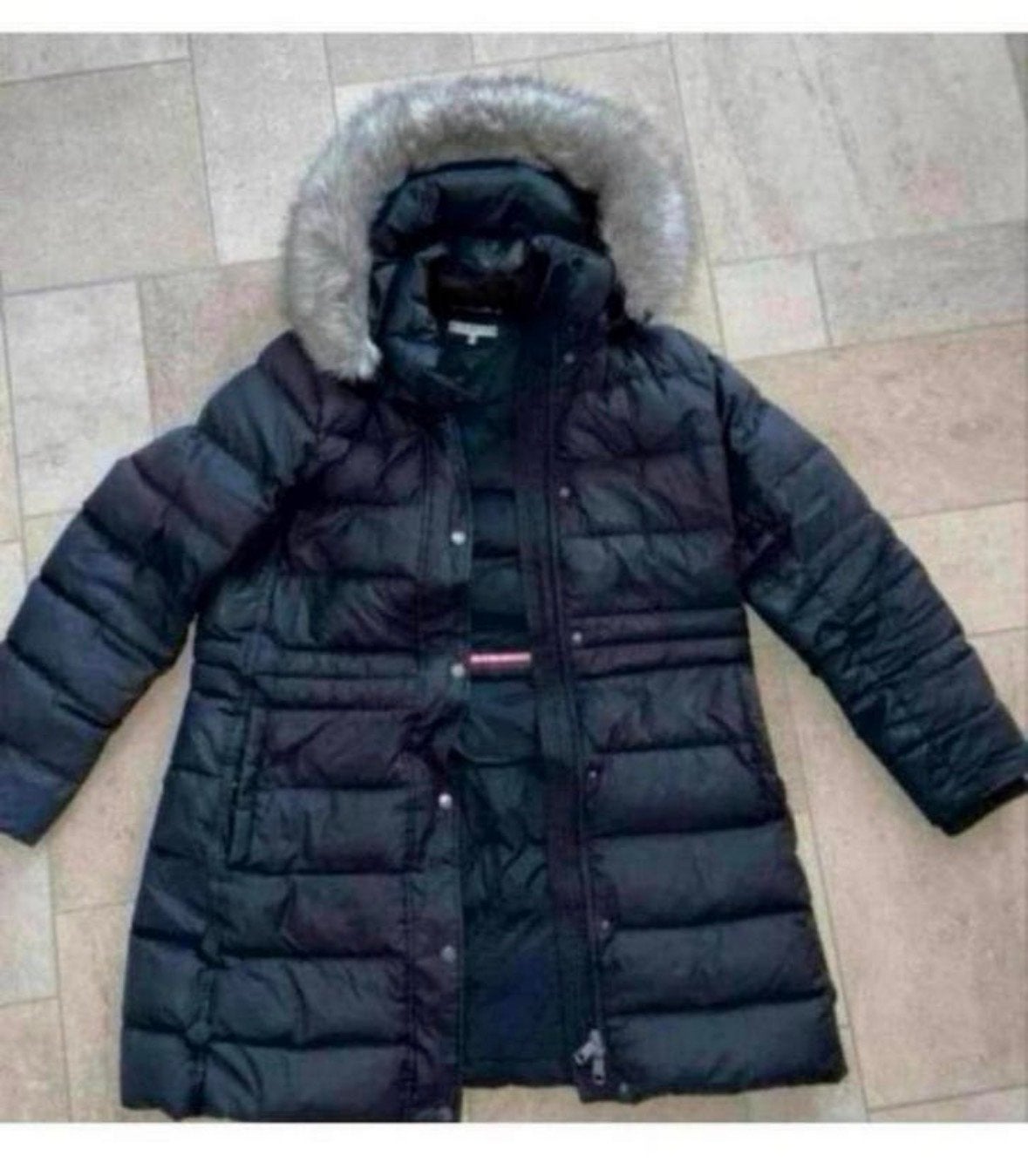Tommy Hilfiger Winterjas XXL - Lengte 90 cm, Kleding | Dames, Jassen | Winter, Ophalen of Verzenden, Gedragen, Maat 46/48 (XL) of groter