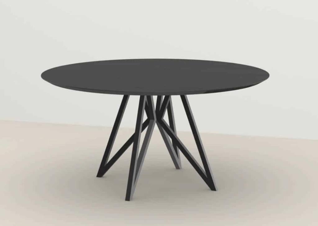 Studio Henk eetkamertafel 150cm, 100 tot 150 cm, 150 tot 200 cm, Rond, Ophalen of Verzenden