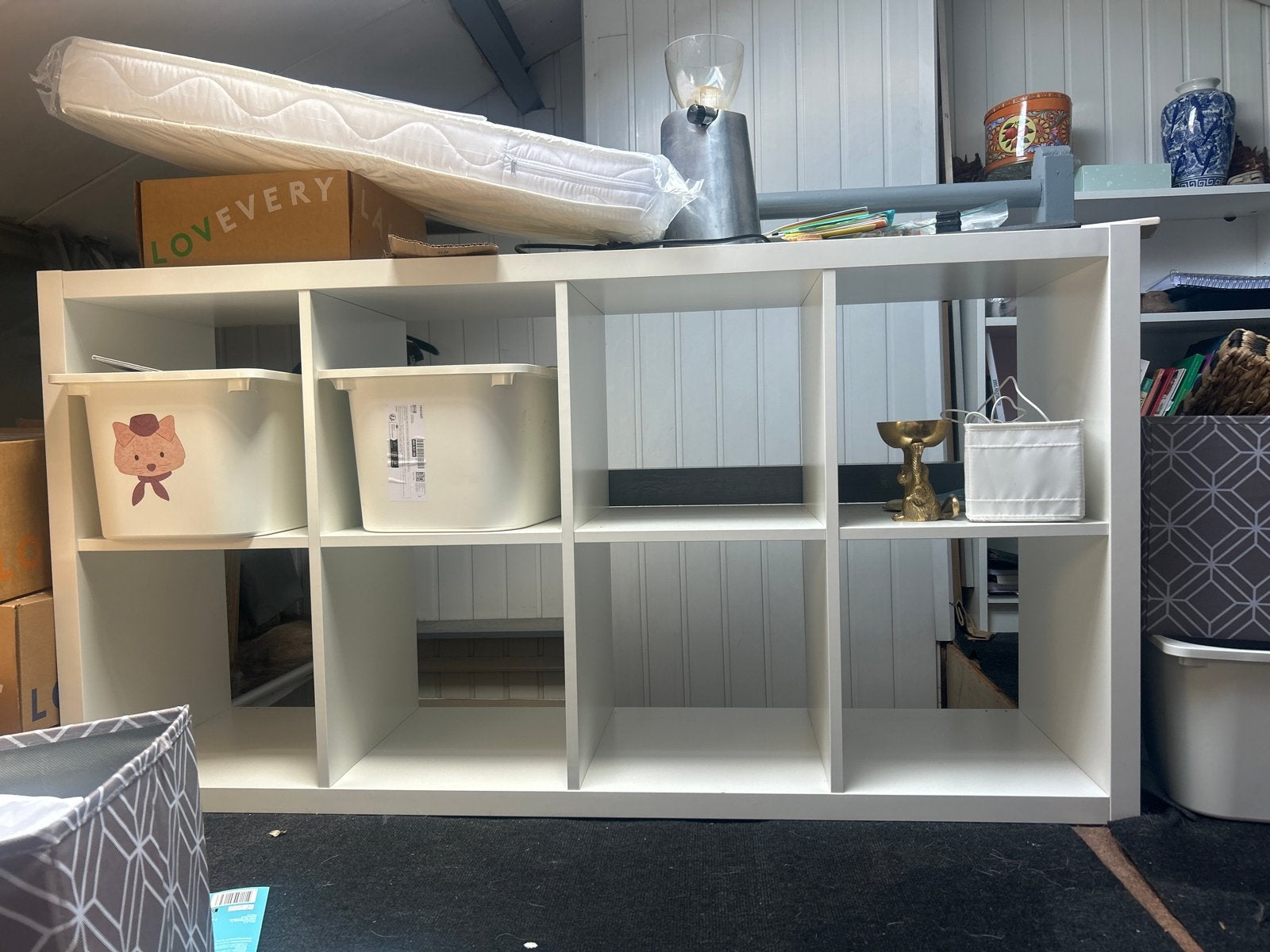 IKEA Kallax Kast - Wit (Exclusief Inhoud), Ophalen, Gebruikt
