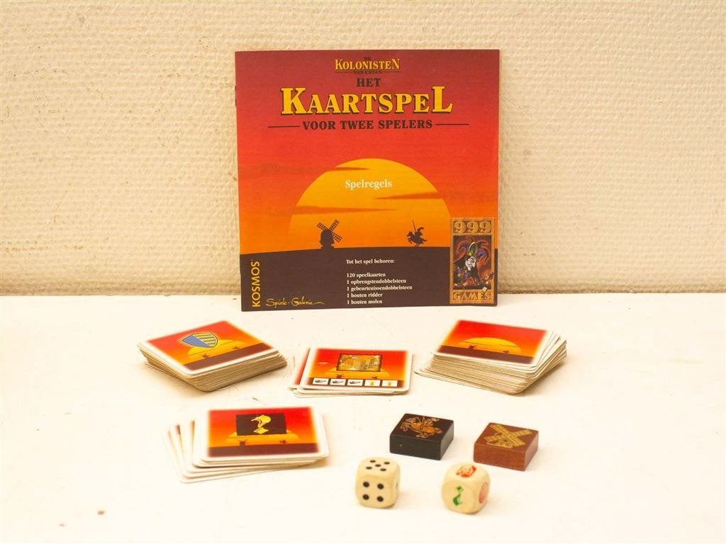 De kolonisten het kaartenspel voor 2 spelers 36107, Ophalen of Verzenden, Gebruikt