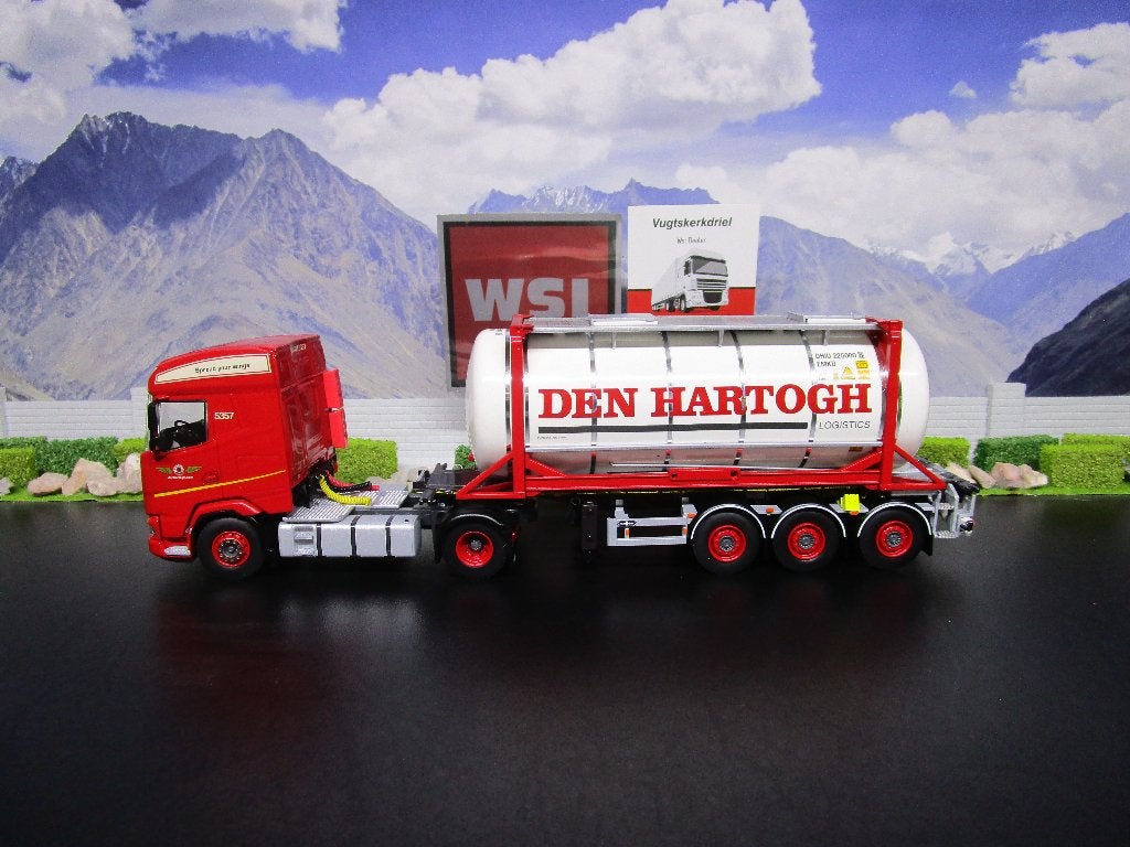 nieuw wsi 01-4447 den hartogh daf xg 4x2 20ft tank container, Ophalen of Verzenden, Nieuw, Bus of Vrachtwagen, Wsi