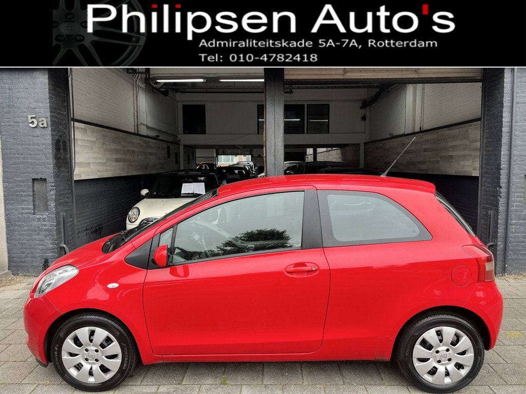 Toyota Yaris 1.3 VVTi Sol Automaat Airco (bj 2006), Auto's, Stof, 4 cilinders, Met garantie (alle), Origineel Nederlands