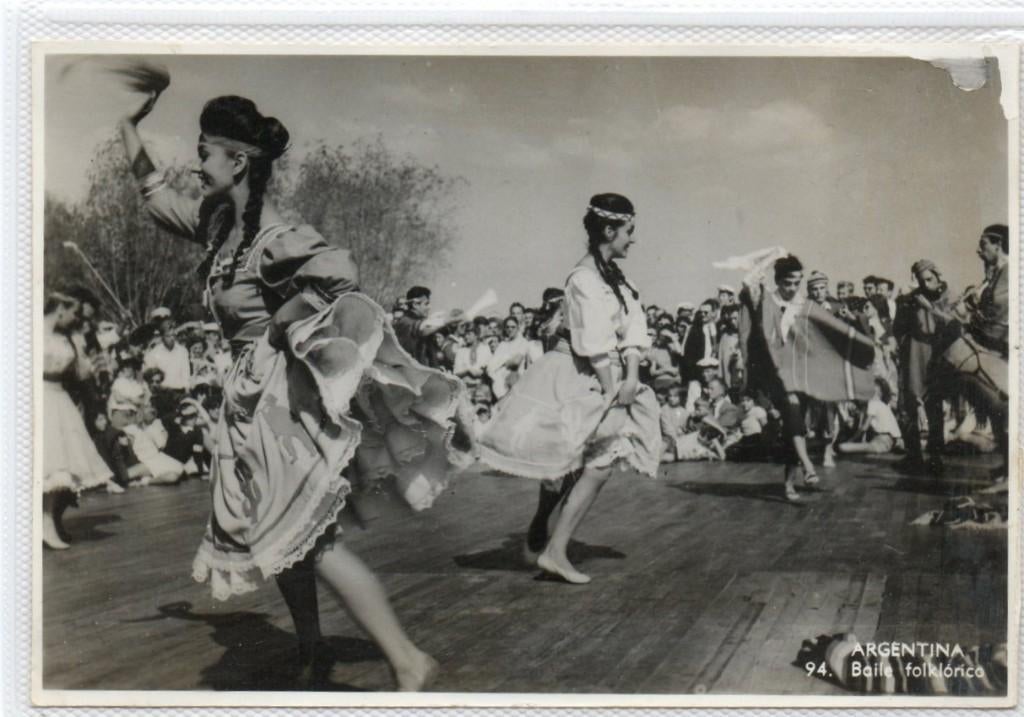 Argentinie Baile folklorico dans, Verzenden, Ongelopen, Buiten Europa