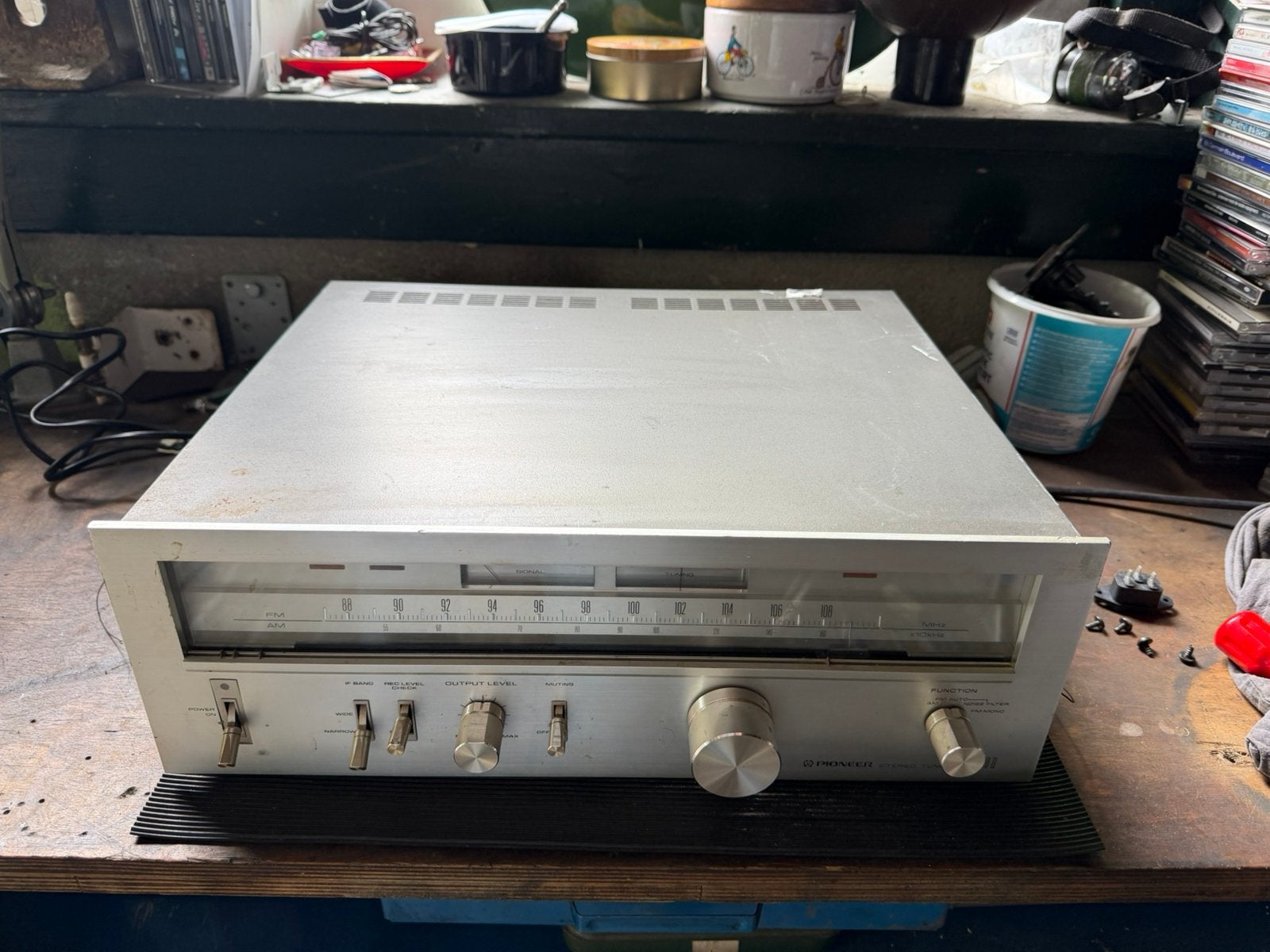 Vintage Pioneer TX-8500ii tuner SPEC silverline, Ophalen of Verzenden, Gebruikt