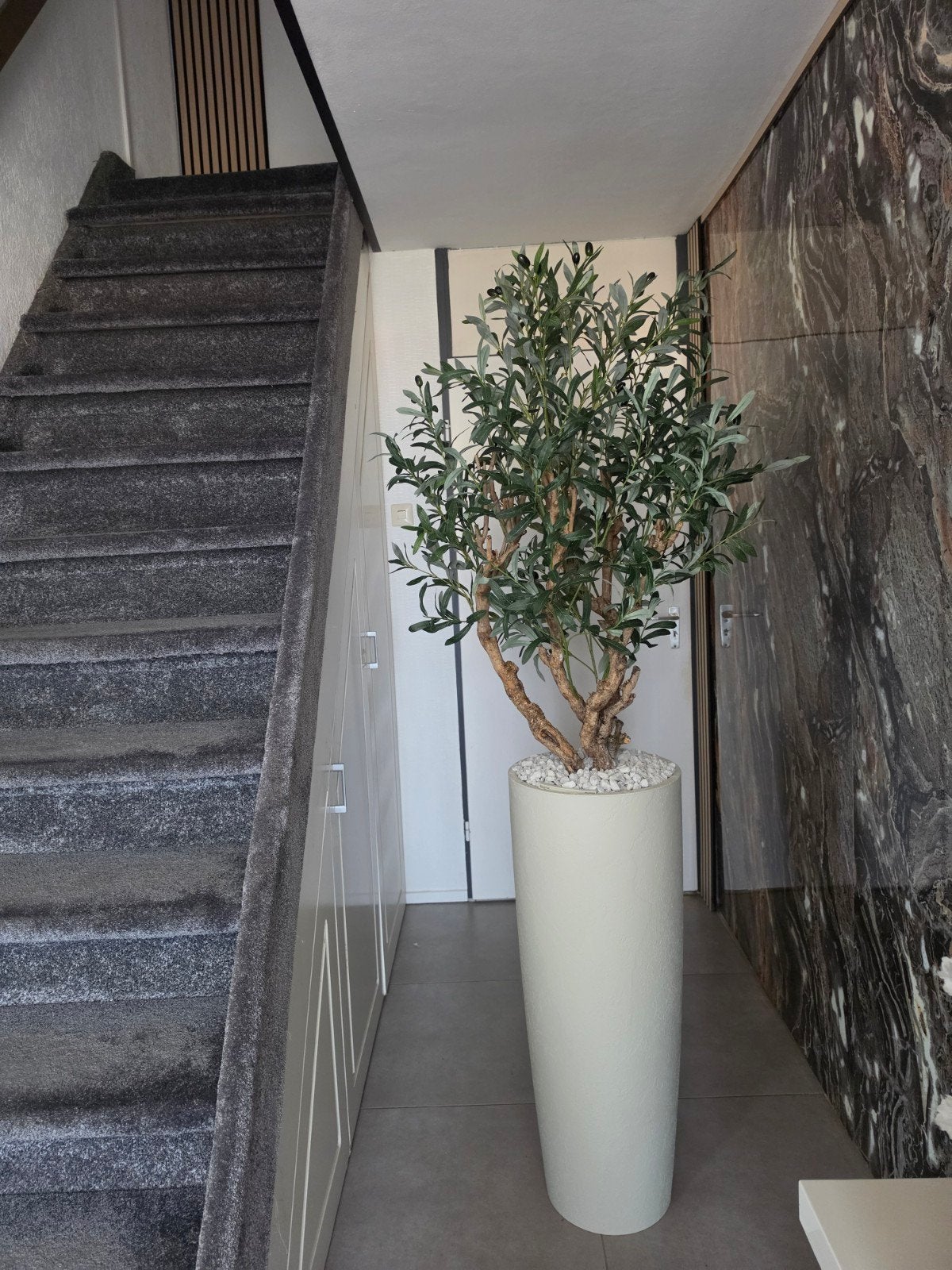 Olijfboom handgemaakt, Ophalen, Binnen, Groen, Kunstplant