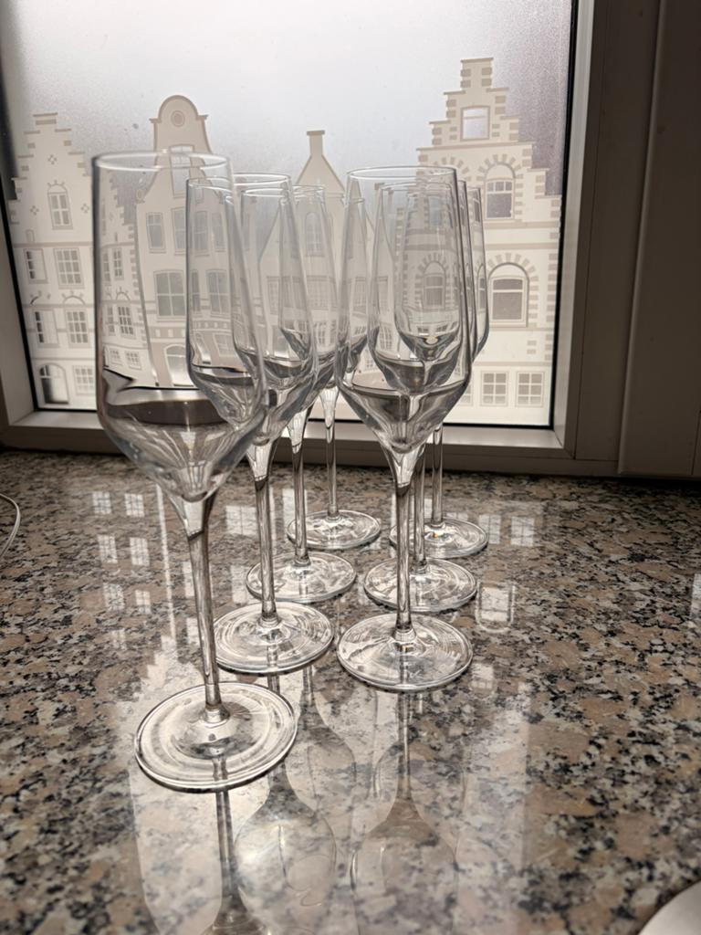 villeroy & Boch champagne glazen, Ophalen, Zo goed als nieuw, Overige typen