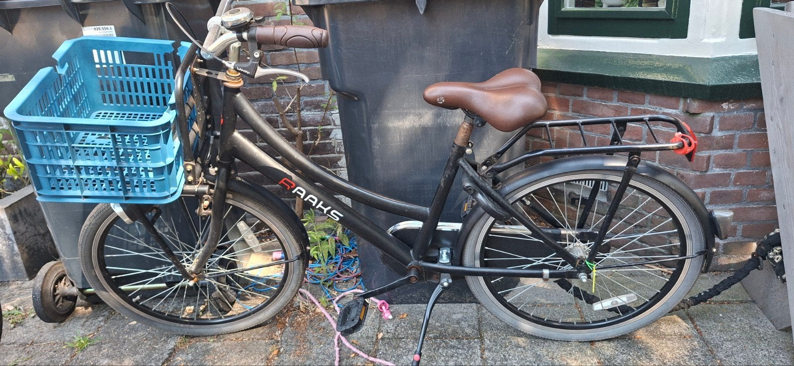 Raaks kinderfiets 24 inch, opknappertje, Ophalen, Terugtraprem, Gebruikt, Raaks