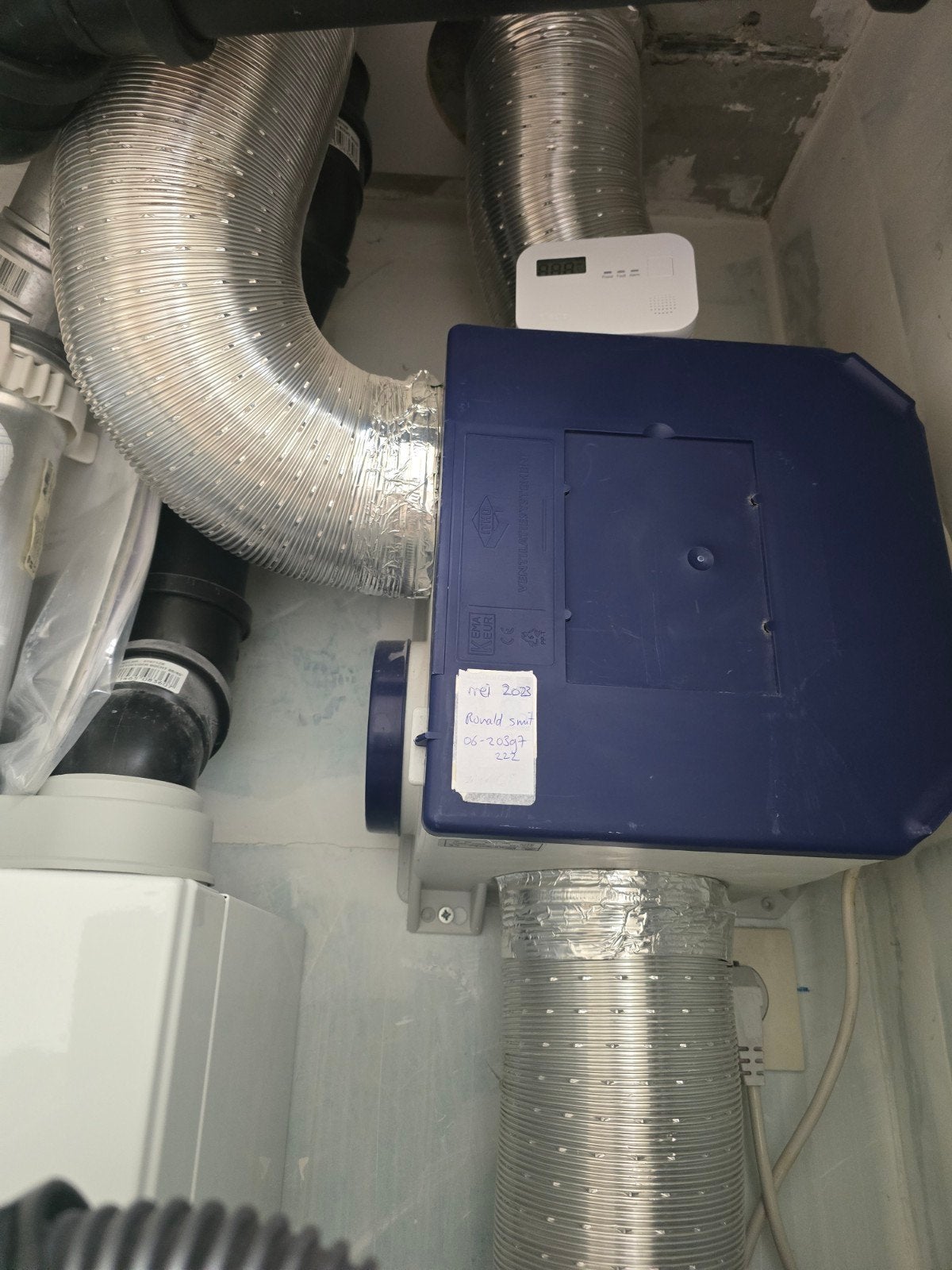 Itho CVE-166 Ventilator/Afzuiger - Perilex stekker, Ophalen, Gebruikt, Ventilator
