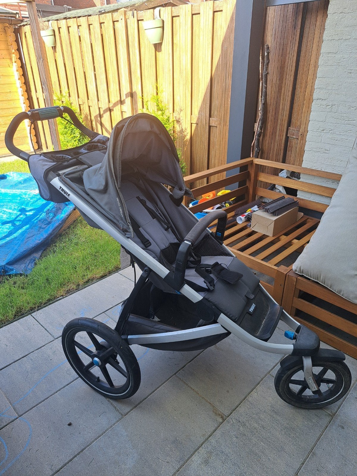 Thule Urban Glide kinderwagen in goede staat, Ophalen, Kinderwagen, Overige merken, Gebruikt