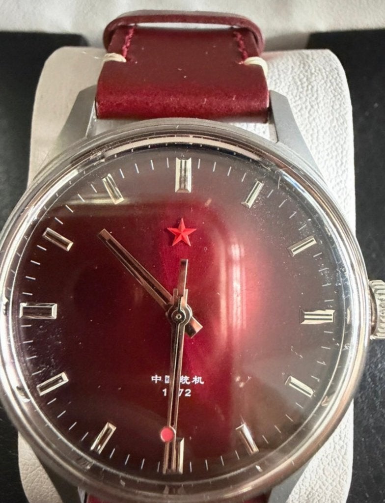 Red Star Tongji 1972 Reissue (2022 Edition), Overige merken, Staal, Polshorloge, Ophalen of Verzenden