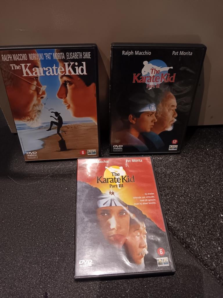 Karate kid 1 2 3 dvd.s nieuw, Alle leeftijden, Ophalen of Verzenden, Zo goed als nieuw, Overige genres