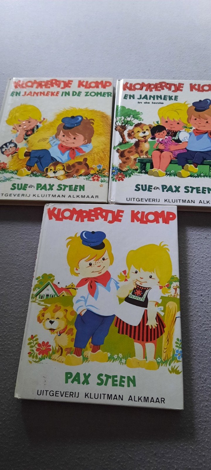Klompertje Klomp boekenreeks - 3 delen, Ophalen, Gelezen, Pax Steen, Sue en Pax Steen, Sprookjes