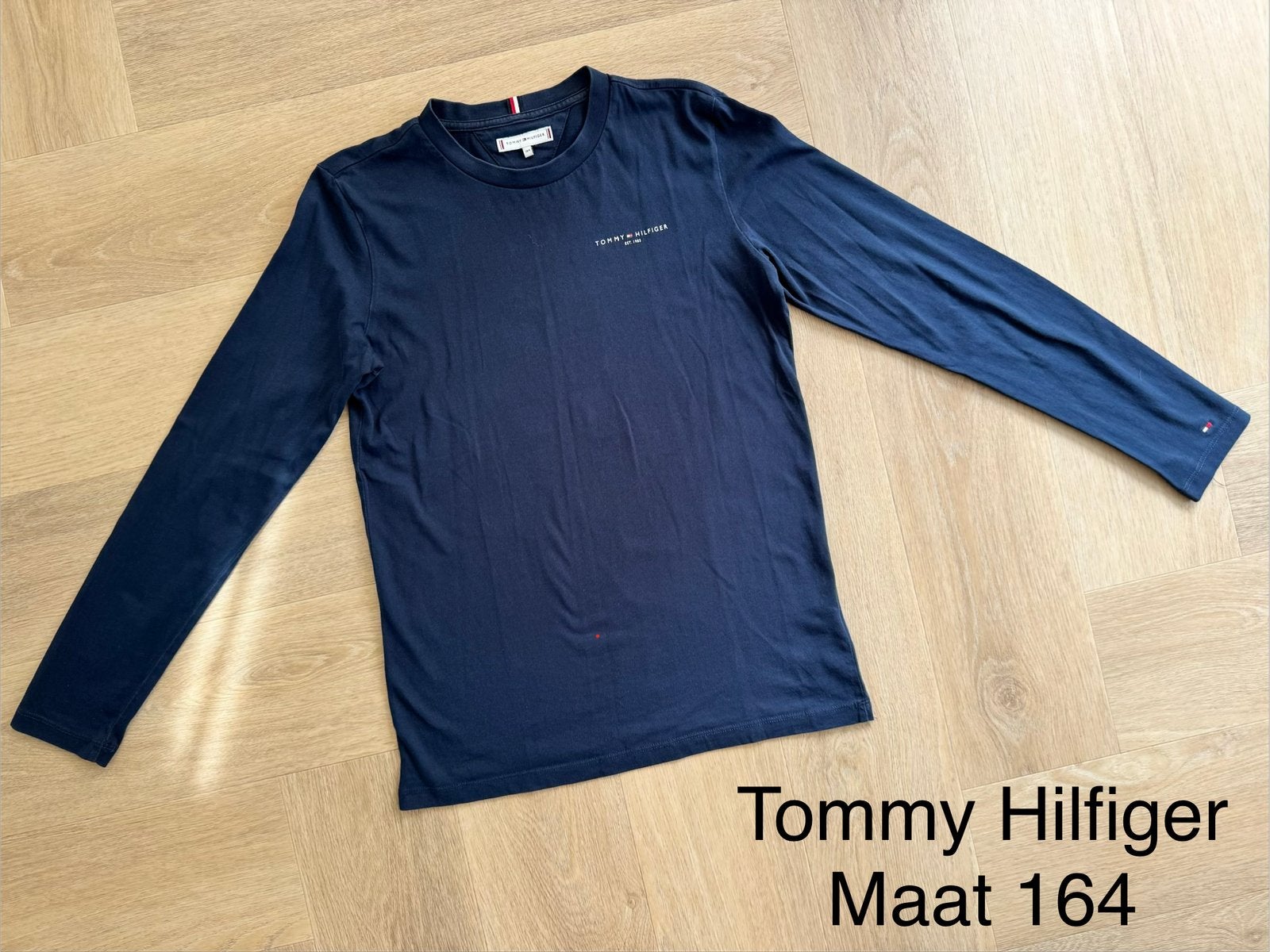 Longsleeve Tommy Hilfiger, maat 164, Ophalen, Gebruikt, Jongen, Shirt of Longsleeve