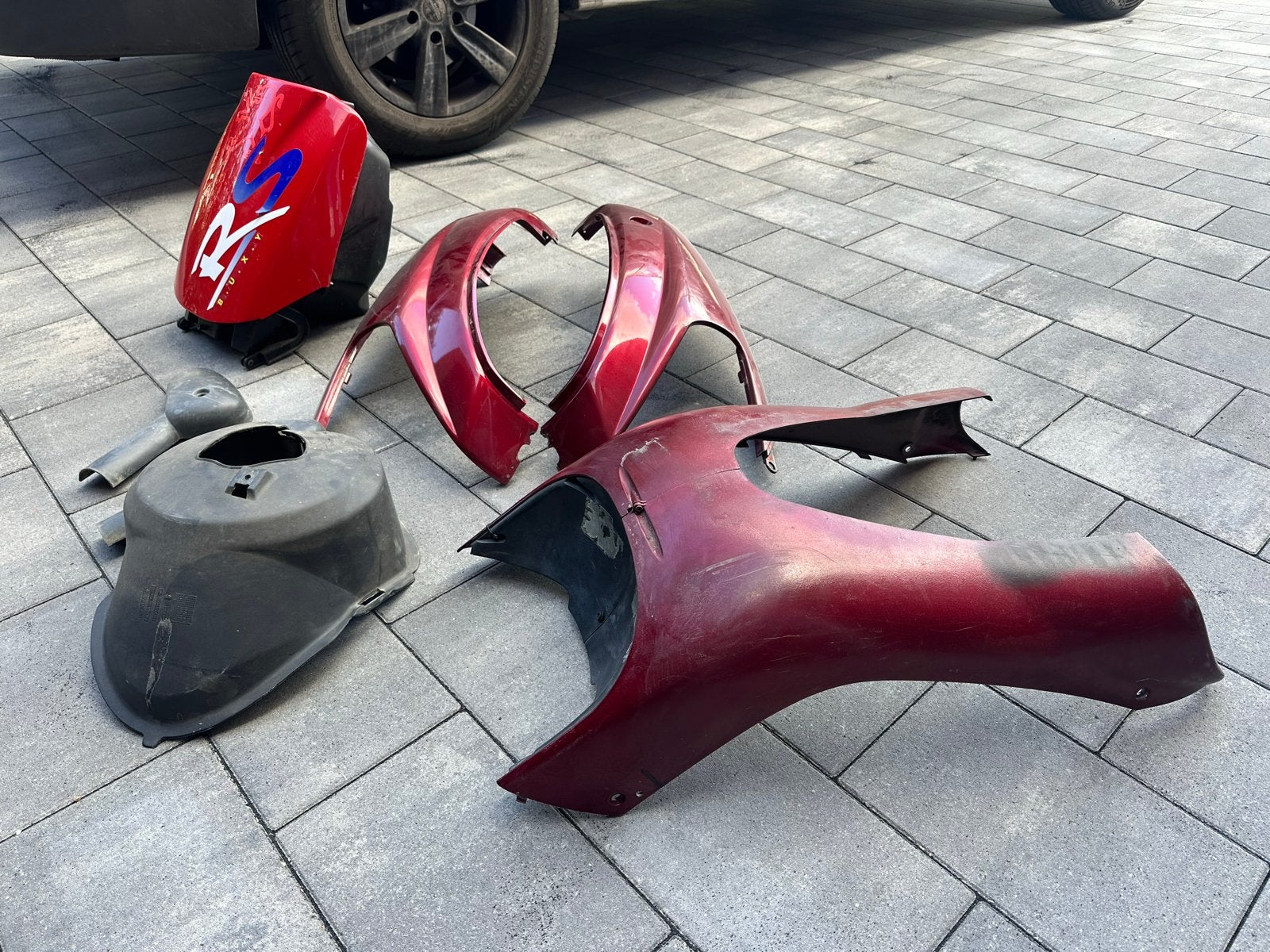 Kappen Peugeot Zenith, Fietsen en Brommers, Brommeronderdelen | Scooters, Ophalen, Gebruikt, Kap, Peugeot