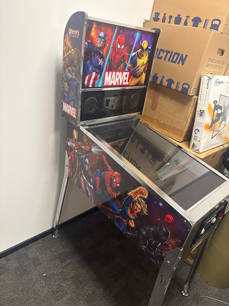 Marvel Flipperkast - Zo goed als nieuw, Verzamelen, Automaten | Flipperkasten, Overige merken, Elektronisch, Ophalen of Verzenden