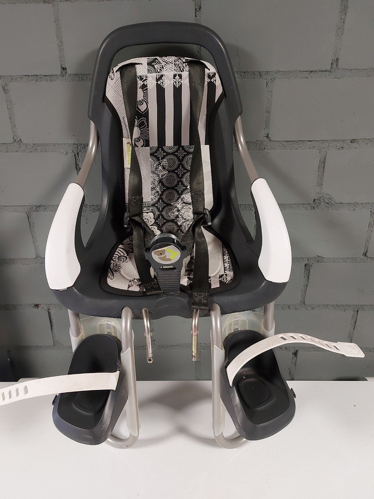 Bobike fietsstoeltje voor achterop - Grijs/Zwart, Ophalen, Achterzitje, 0 t/m 18 kg, Bobike