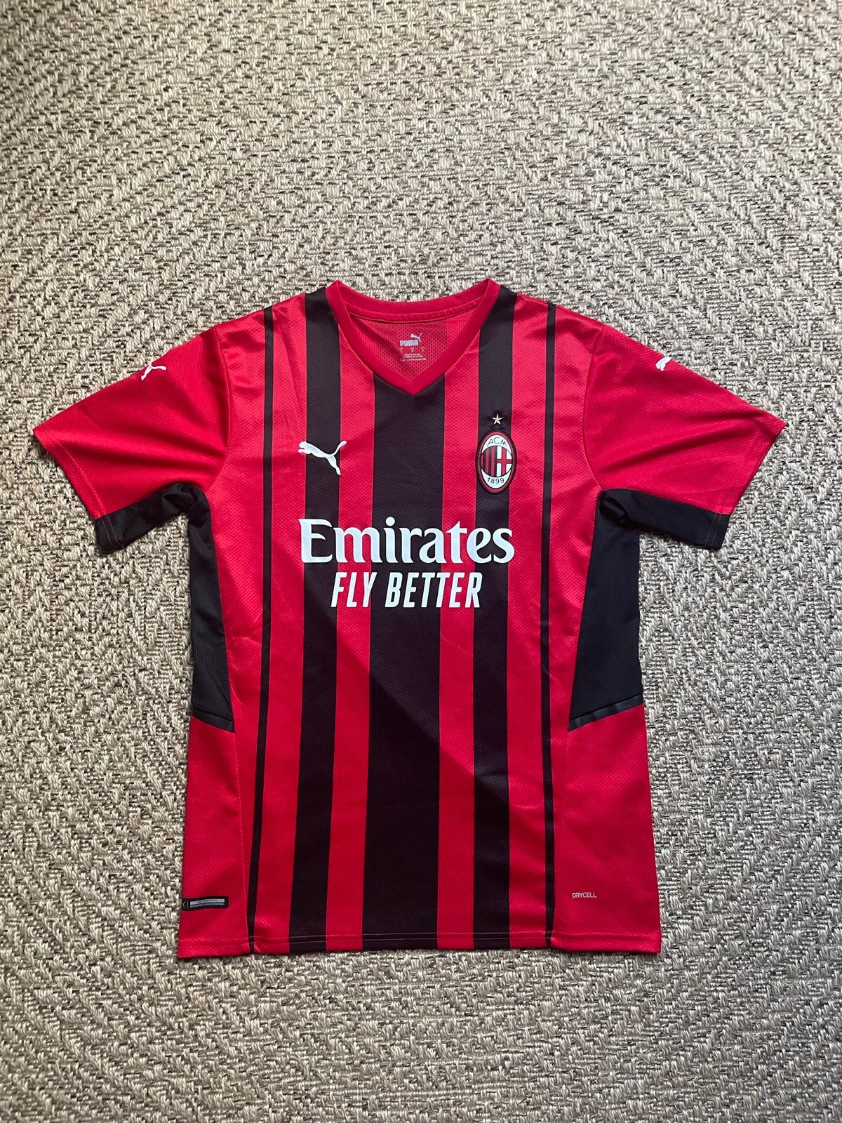 AC Milan thuisshirt - Maat L - Hoge kwaliteit, Sport en Fitness, Voetbal, Maat L, Ophalen of Verzenden, Zo goed als nieuw, Shirt