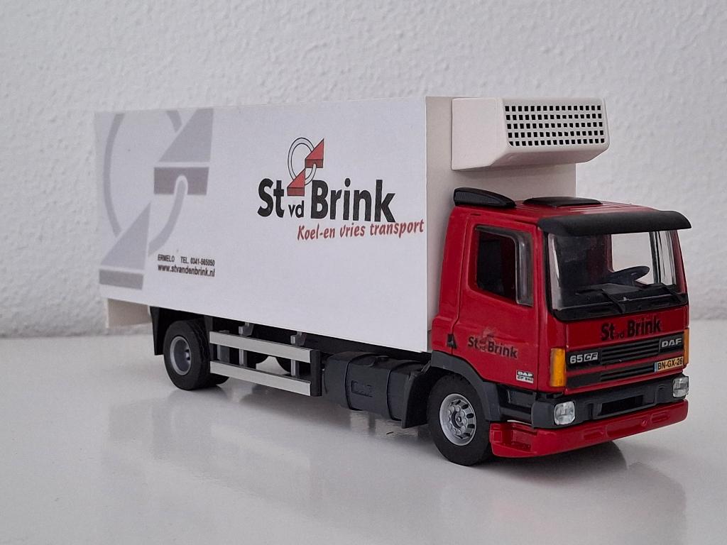 DAF 65 bakwagen  St vd Brink uit Ermelo op basis van Tekno, Hobby en Vrije tijd, Modelauto's | 1:50, Ophalen of Verzenden, Zo goed als nieuw