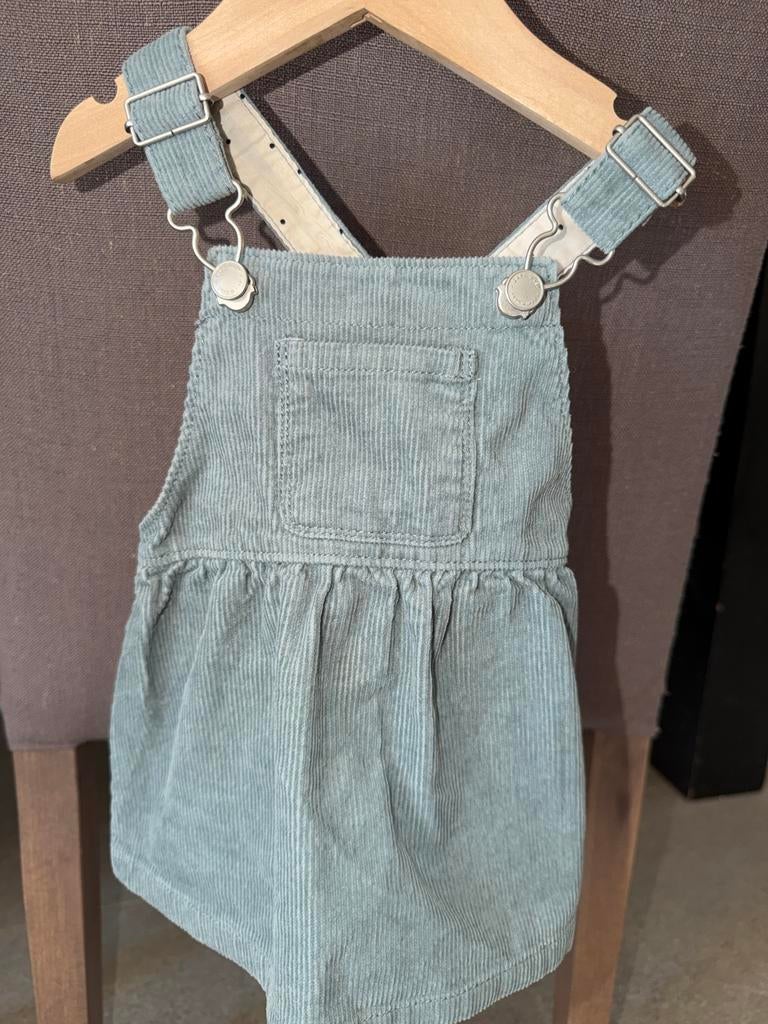 Zara Baby Corduroy Jurkje - Lichtblauw (3-6 maanden), Ophalen of Verzenden, Zo goed als nieuw, Jongetje of Meisje