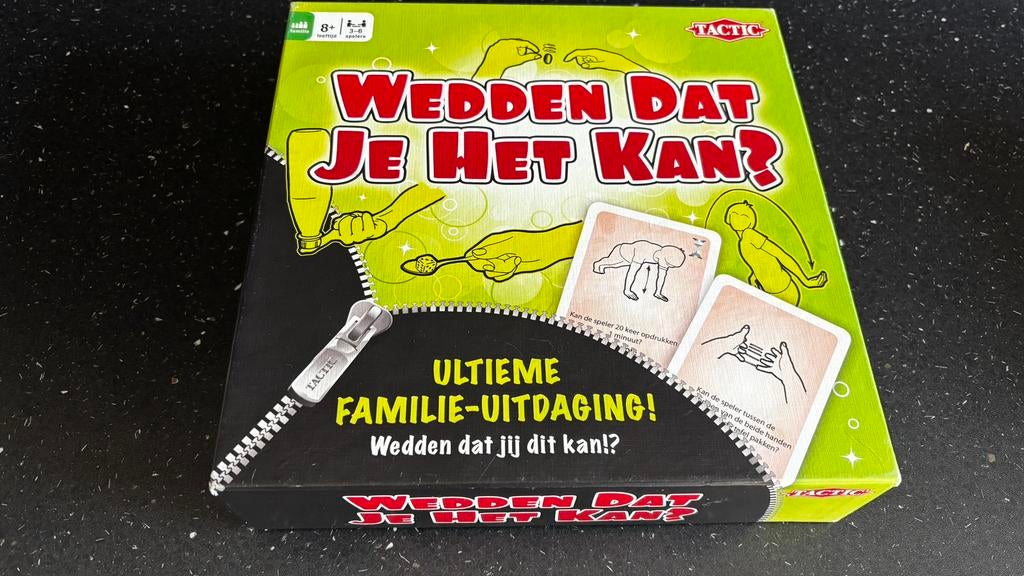 Bordspel. Wedden dat je het kan?, Hobby en Vrije tijd, Gezelschapsspellen | Bordspellen, Vijf spelers of meer, ., Ophalen of Verzenden