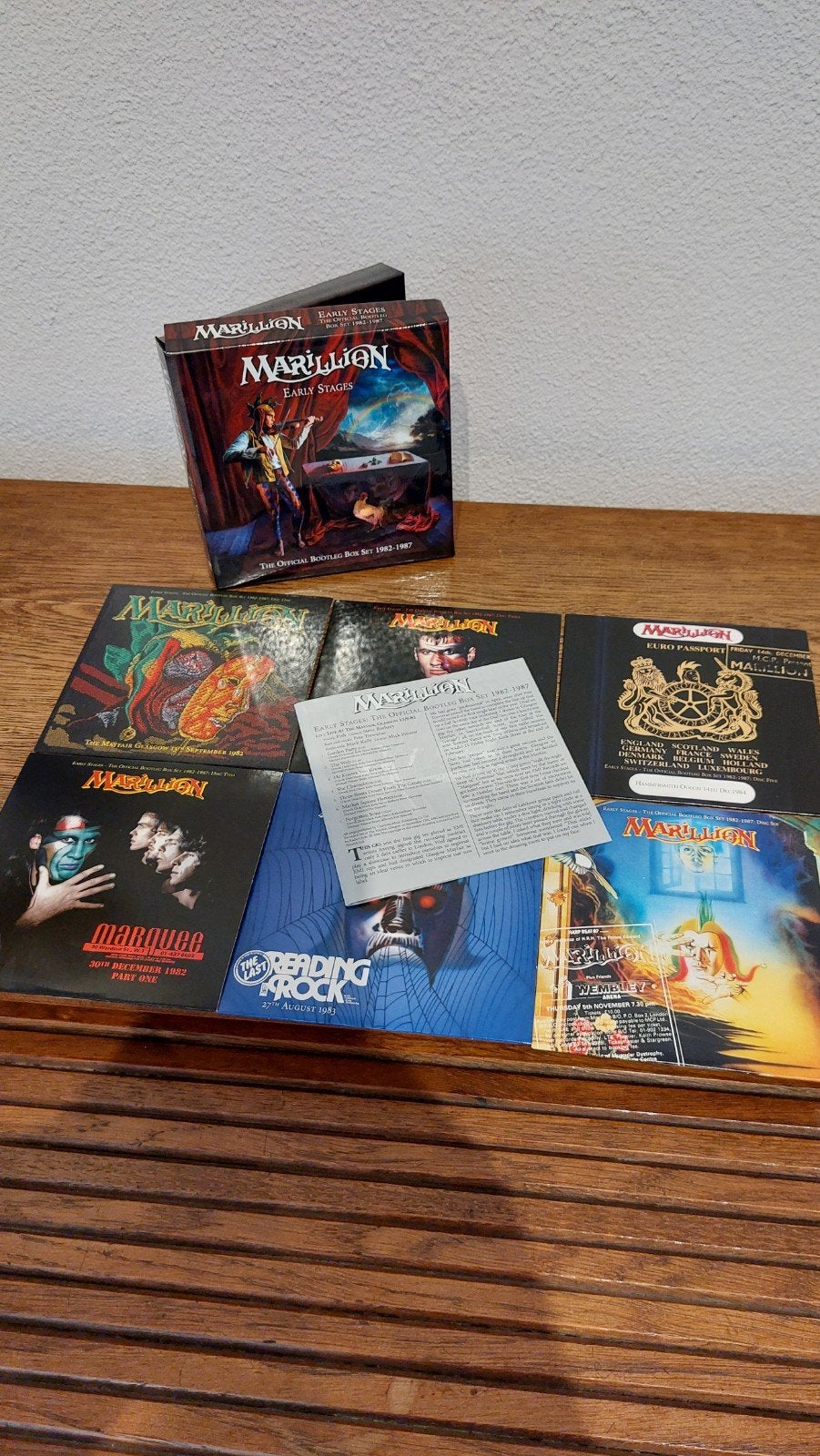 Marillion - Early Stages: Box Set 1982-1987, Ophalen of Verzenden, Zo goed als nieuw, Boxset, Inclusief doosje