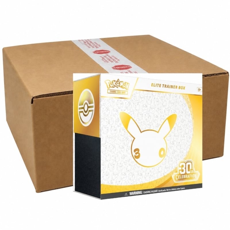 OP FACTUUR Pokémon: 30th Celebration (ETB) Sealed Case (ENG), Ophalen of Verzenden, Nieuw, Overige typen