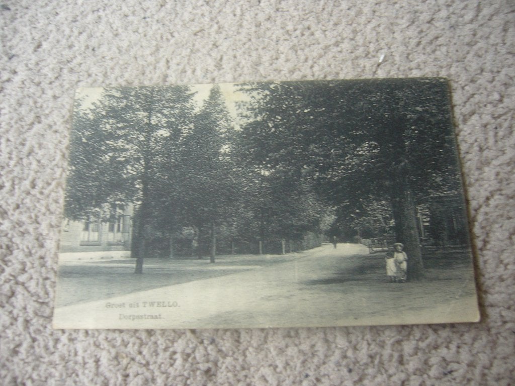 TWELLO  =  DORPSSTRAAT  1923, Ophalen of Verzenden, 1920 tot 1940, Gelopen, Gelderland