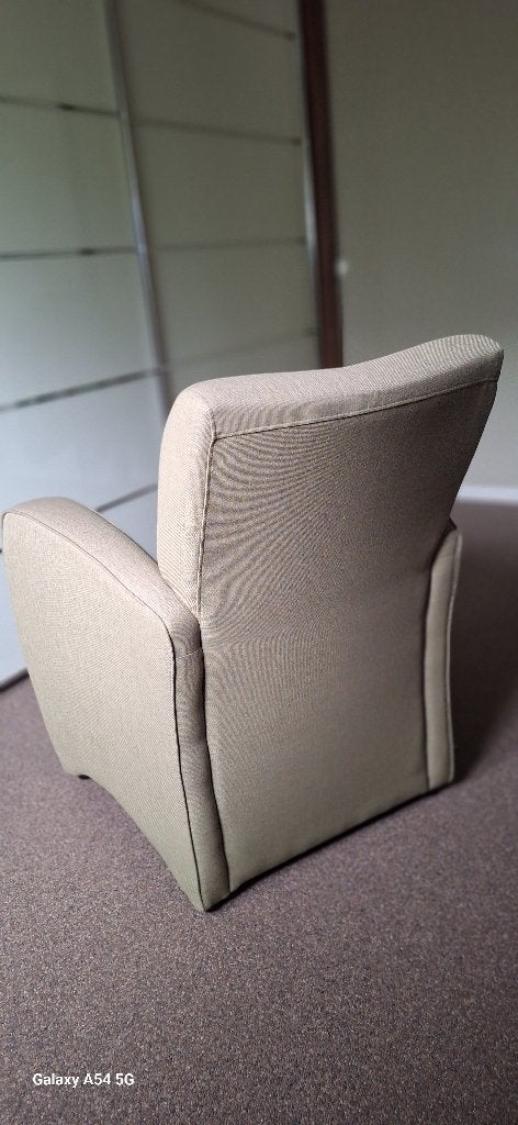 Fauteuil olijf groen, Ophalen, Gebruikt, Overige kleuren, Eén
