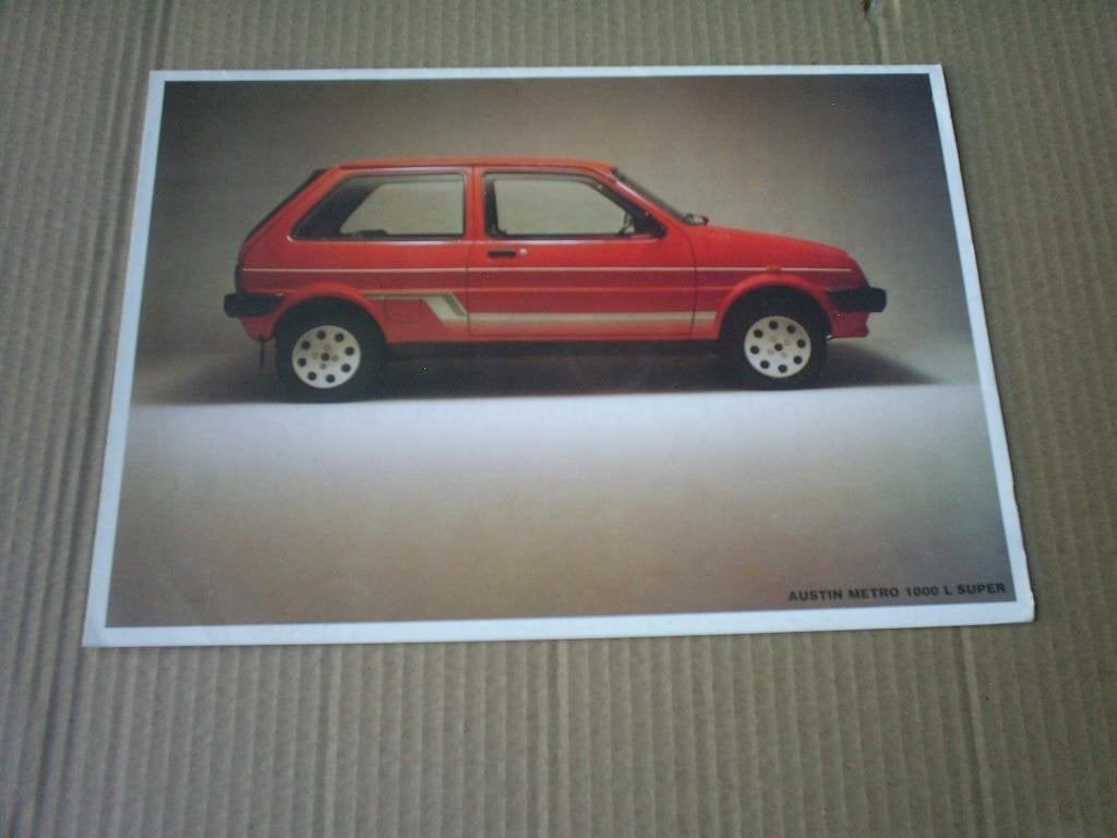Austin Metro 1000 L Super / MG Metro Turbo / 1000 Super, Verzenden, Zo goed als nieuw, Overige merken