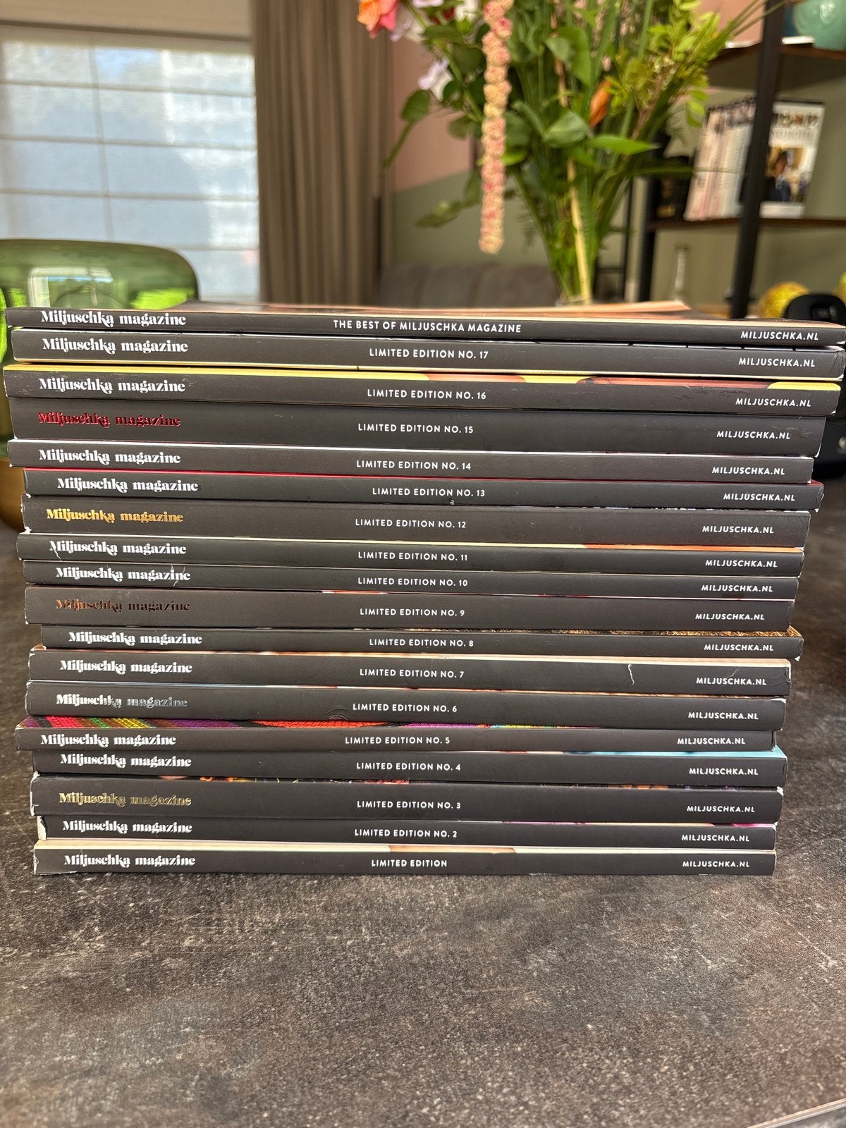 Miljuschka Magazine - Complete Collectie (Limited Edition), Boeken, Ophalen of Verzenden, Zo goed als nieuw, Damesbladen