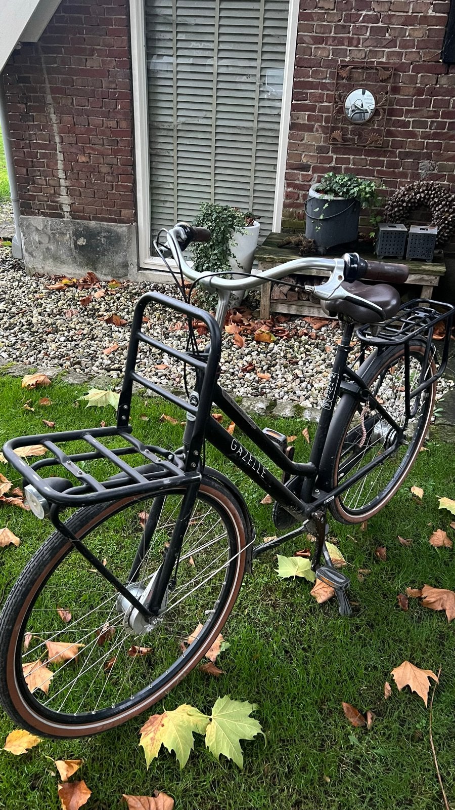 Degelijke Gazelle damesfiets met voordrager, Ophalen, Versnellingen, Gazelle, Trommelrem