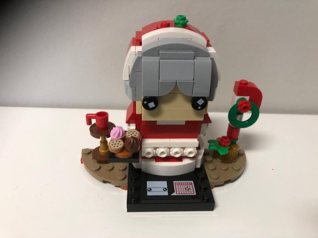 Lego Brick Headz 40274 - 33 & 34 'Mr & Mrs Claus', BrickHeadz, Lego, Compleet, Ophalen of Verzenden