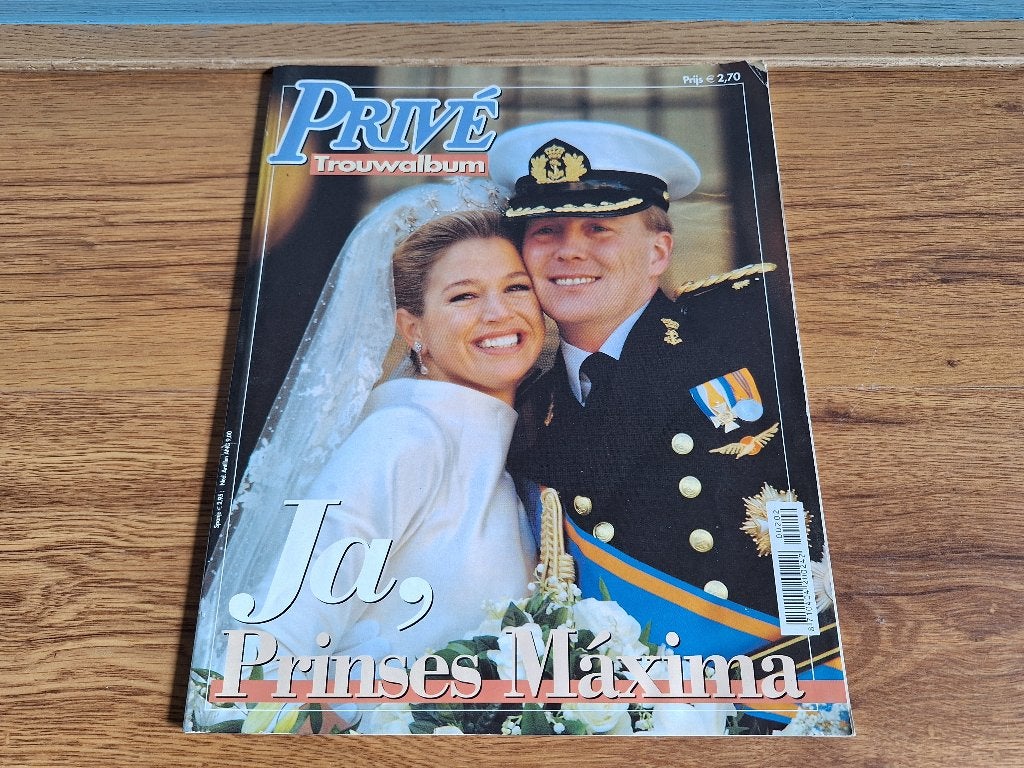 Trouwalbum van Willem-Alexander & Maxima, Ophalen of Verzenden, Zo goed als nieuw, Nederland, Tijdschrift of Boek