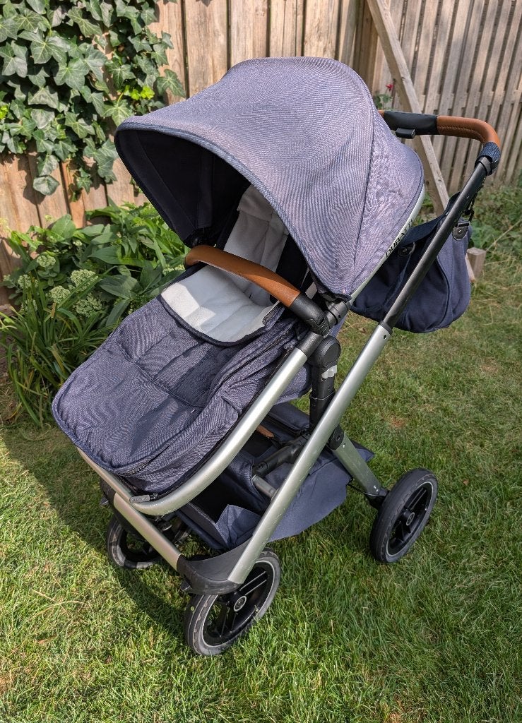 Dubatti One Kinderwagen donkerblauw complete set, Kinderen en Baby's, Kinderwagens en Combinaties, Ophalen, Kinderwagen, Overige merken