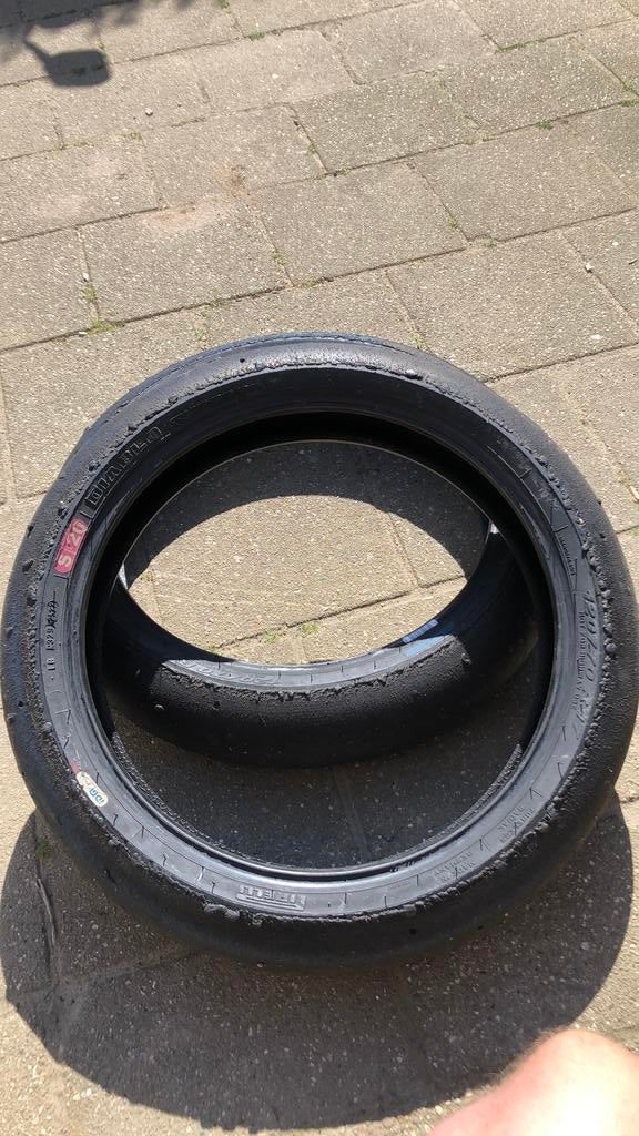 Pirelli slicks 120/70R17 sc1, Ophalen of Verzenden, Gebruikt