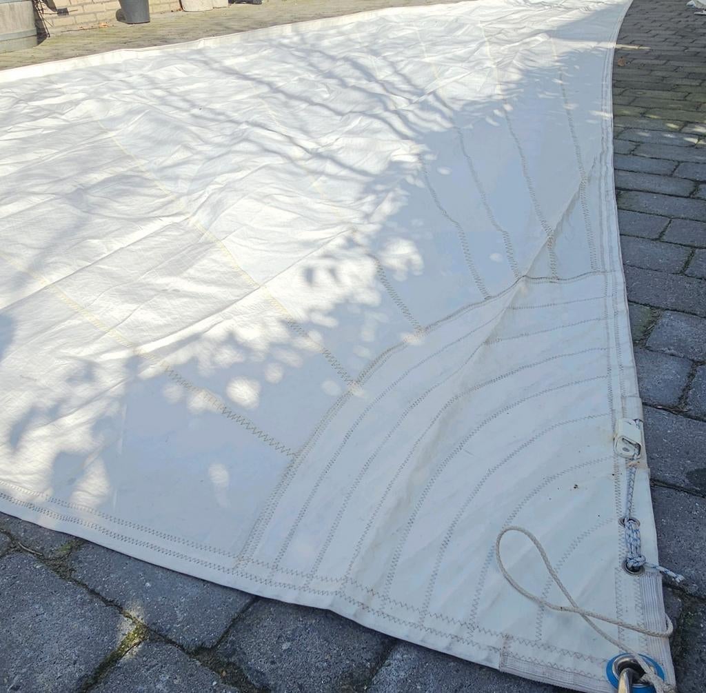 Mast en grootzeil en fok Wibo 835, Watersport en Boten, Ophalen, Gebruikt, Minder dan 15 m²