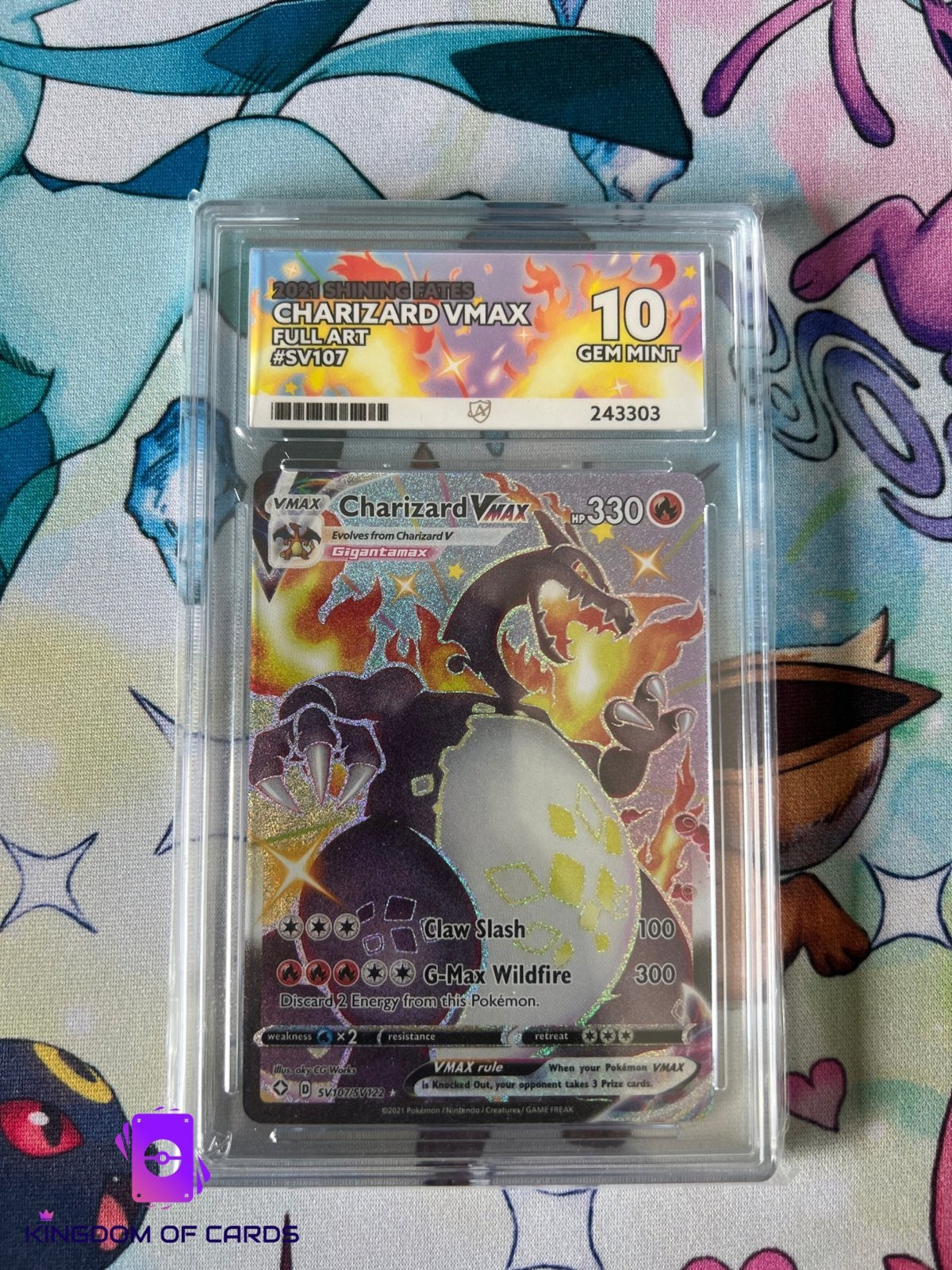 Charizard VMAX Ace 10, Hobby en Vrije tijd, Ophalen of Verzenden, Zo goed als nieuw