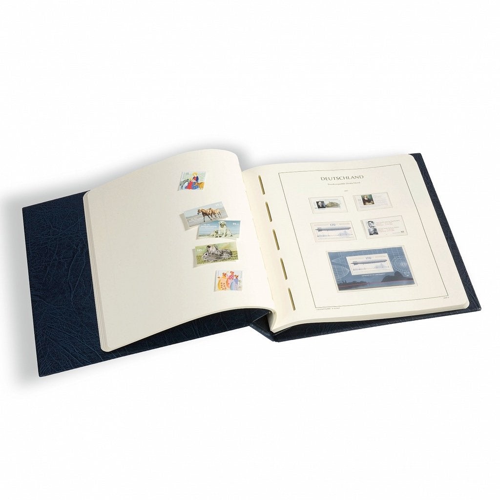 SALE! Leuchtturm (Lighthouse) DSN Schroefband BLAUW, Ophalen of Verzenden, Verzamelalbum