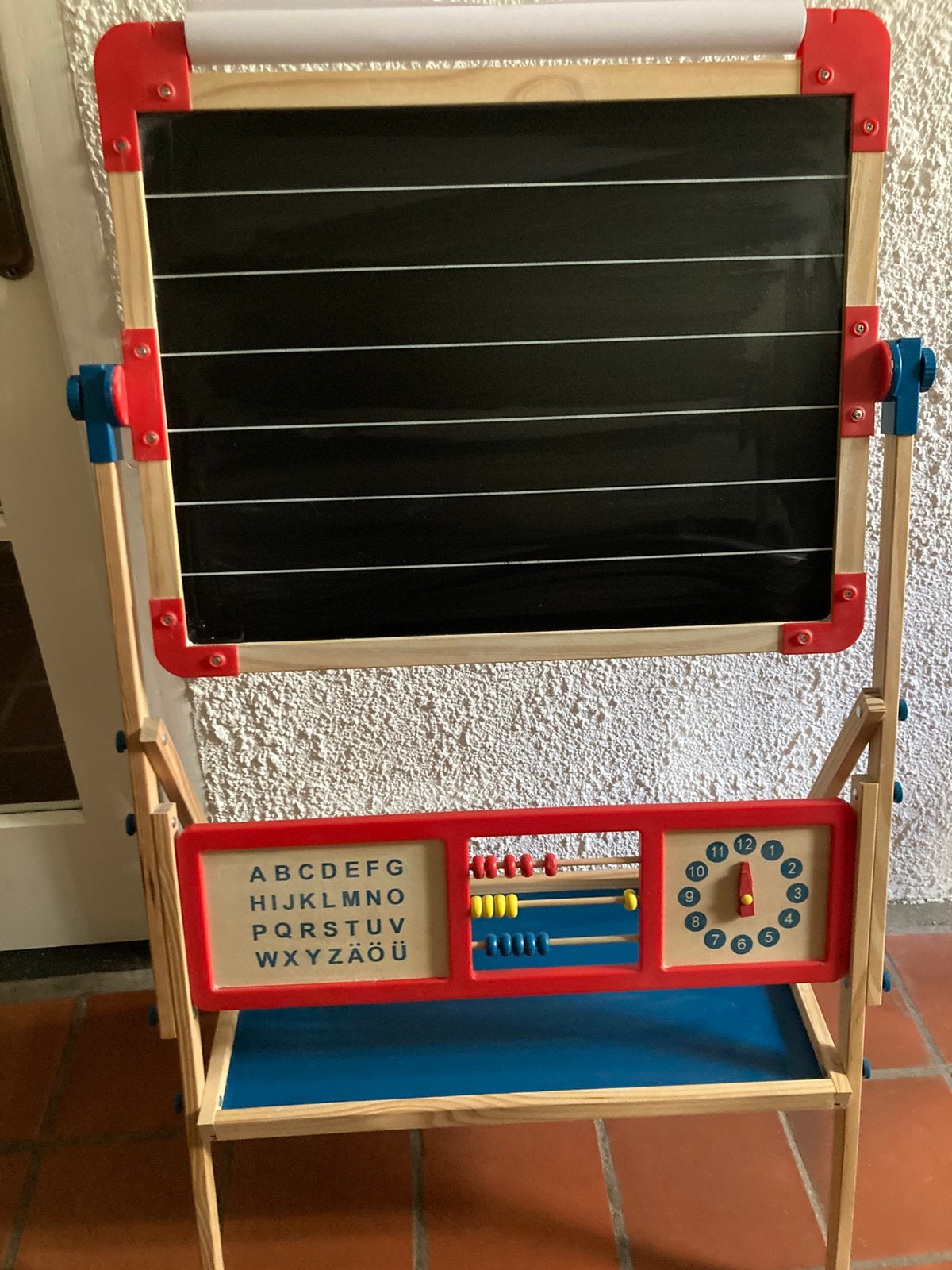 Schoolbord met krijtkant en magneetkant, Ophalen, Gebruikt, Jongen of Meisje